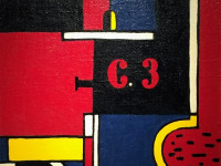 Manuel Pailos - Uruguay - 1918-2004 - Maquina - esmalte - 110 x 90 cms - 1989